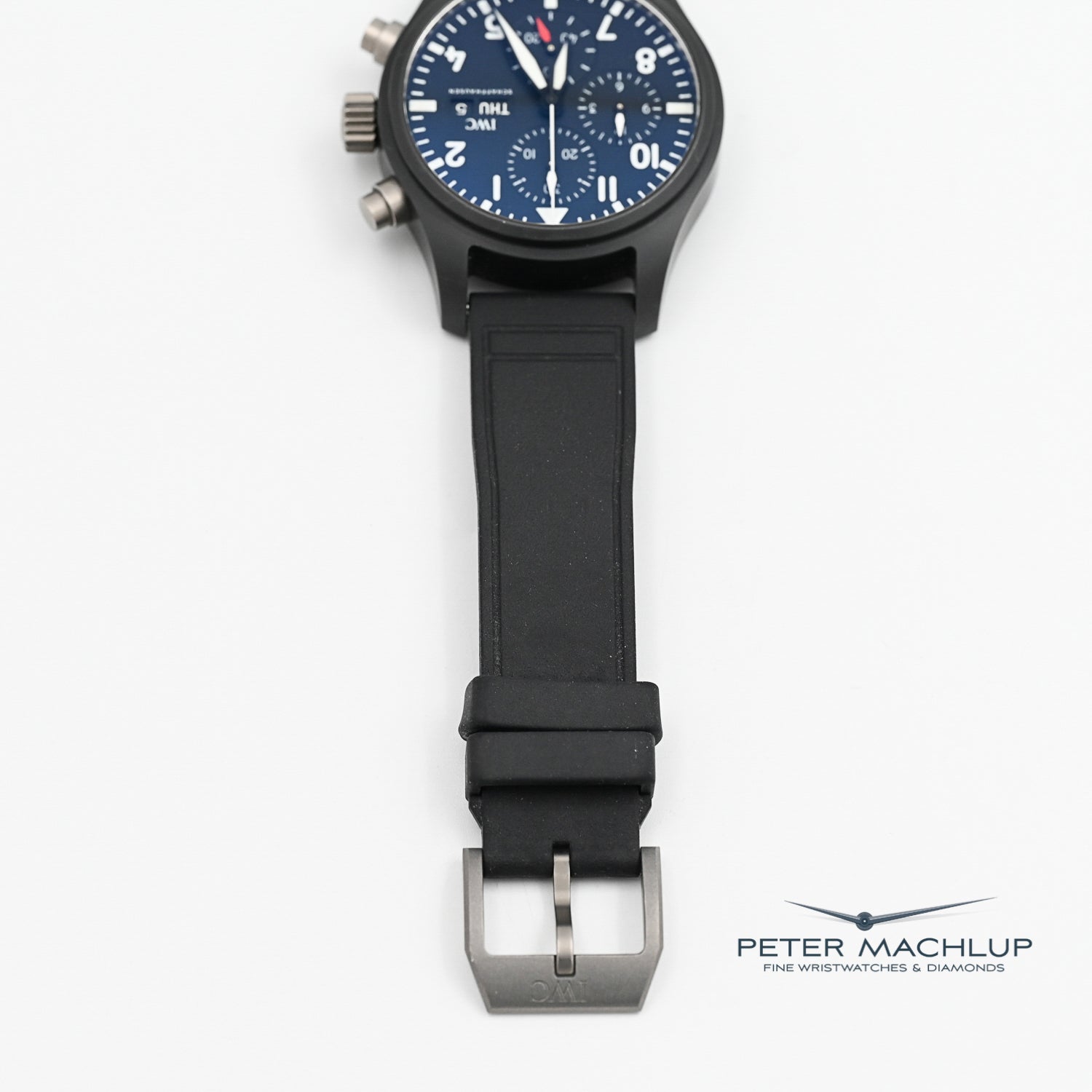 IWC Pilot Top Gun Chronograph 2023 - Luxury Swiss Men's Watch with Black Ceramic Case & Automatic Movement | Perfect for Aviation Enthusiasts, Business Professionals & Collectors