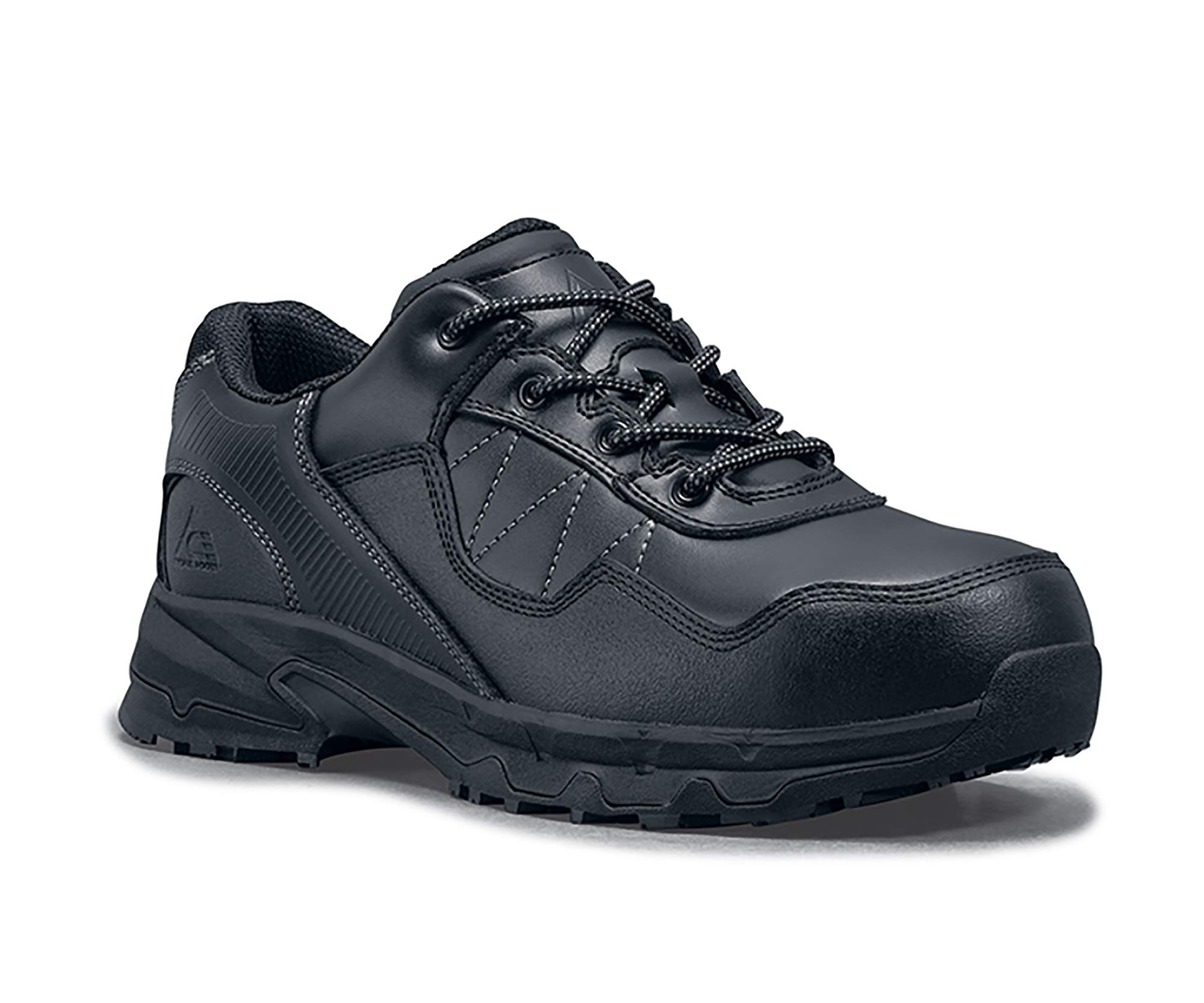 Slip Resistant & Waterproof Work Shoes for Men & Women - Shoes for Crews Piston Aluminum Toe Safety Shoes | Ideal for Restaurant, Construction & Warehouse Workers