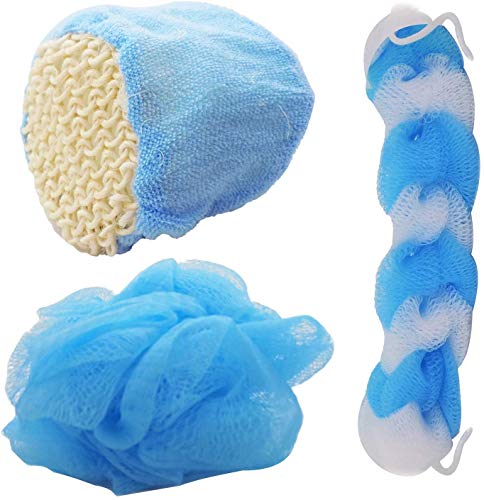 Reusable Face & Body Bath Sponges - 2 Pack | Soft Exfoliating Shower Sponges for Gentle Cleansing & Skin Care | Perfect for Daily Shower, Spa, and Travel