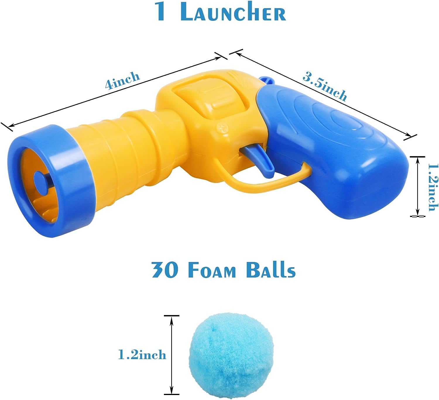 Mewlmart Interactive Cat Toys for Indoor Cats - Halloween Themed Self-Play Puff Balls, Pom Pom Balls, Plush Ball Launcher with 30 Balls - Perfect for Cat Enrichment and Playtime at Home