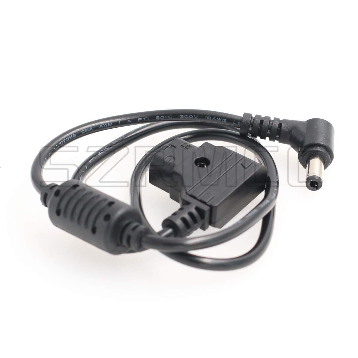 Anton-Bauer D-Tap to DC 5.5x2.5mm Power Cable - Right Angle Connector with Magnetic Ring (60cm) for DSLR Rig, Blackmagic Cameras & SmallHD DP6-SDI/DP6-SLR Monitors | Perfect for On-Set Power Supply & Field Videography