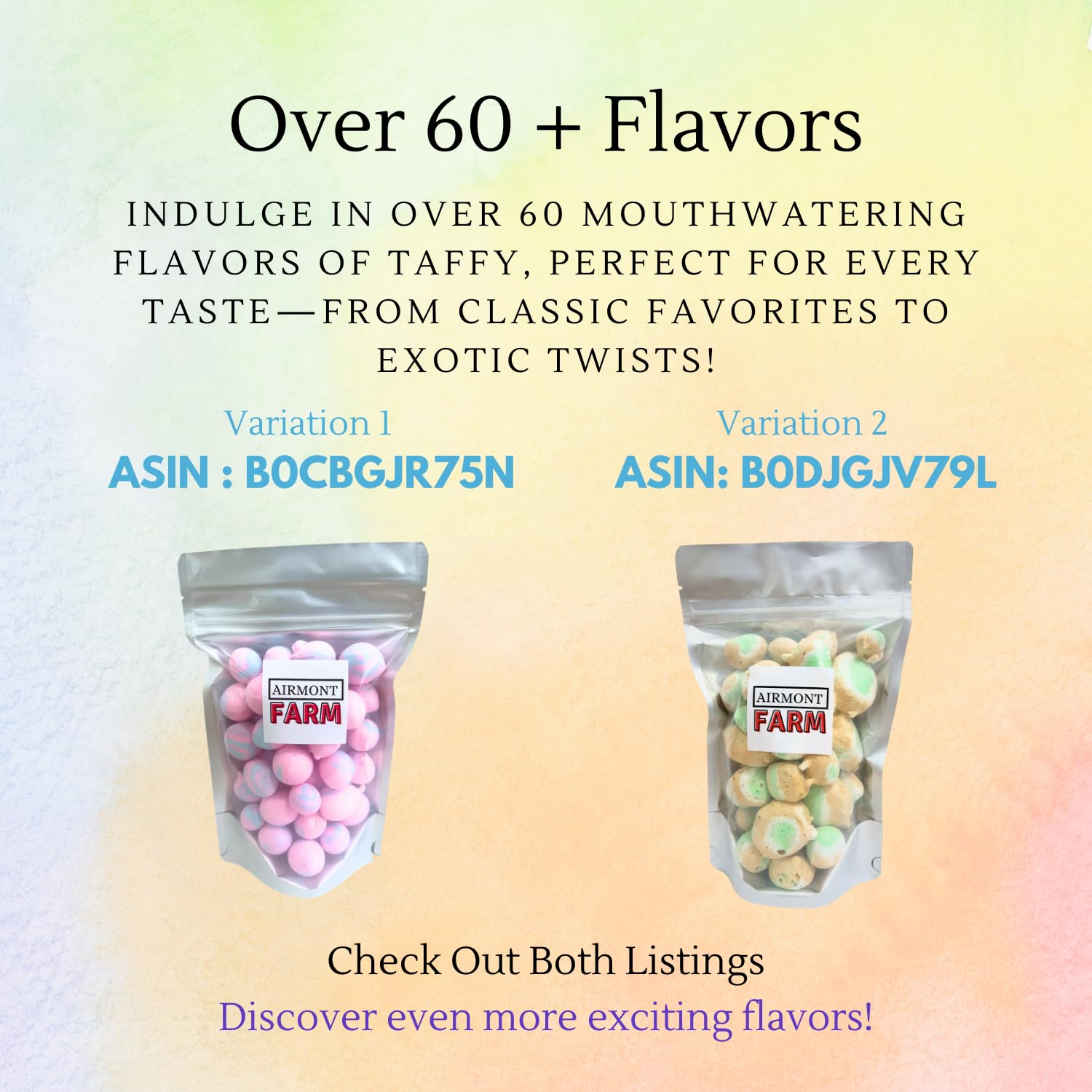 Freeze Dried Cotton Candy - 2 oz Bite-Sized Pieces | Crunchy Sweet Snack with Intense Flavor | Lightweight & Delicious | Perfect for Lunchboxes, Parties & On-the-Go Treats (Cotton Candy Flavor)