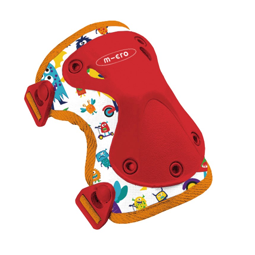 Micro Kids Patterned Protective Pad Set - Knee & Elbow Pads for Toddlers - Soft & Durable Safety Gear for Playtime, Sports & Outdoor Activities