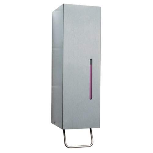 Bobrick 26627 Wall-Mounted Bathroom Soap Dispenser - Commercial Grade Stainless Steel - Ideal for Public Restrooms, Hospitals, and Office Buildings