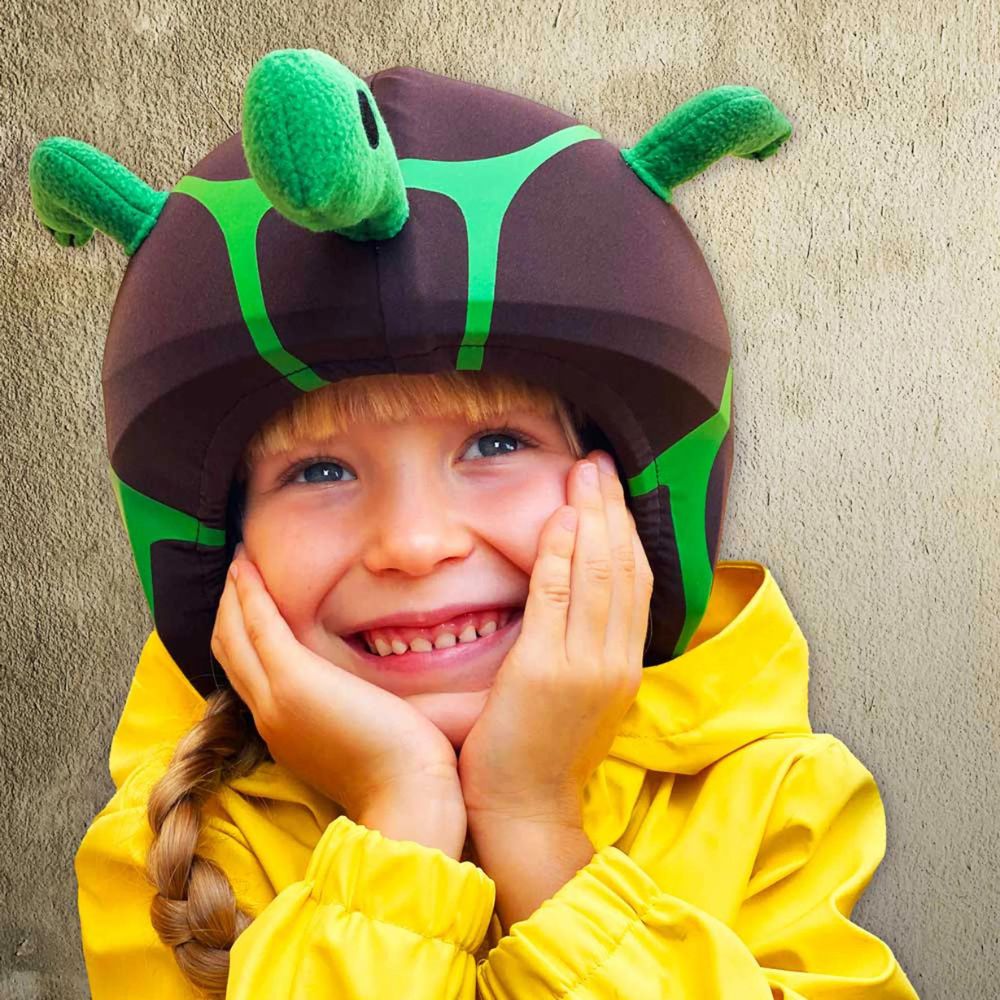 Coolcasc Animal Ski Helmet Cover - Turtle Design for Kids & Adults | Waterproof & Warm Winter Sports Accessory | Perfect for Skiing, Snowboarding & Outdoor Adventures