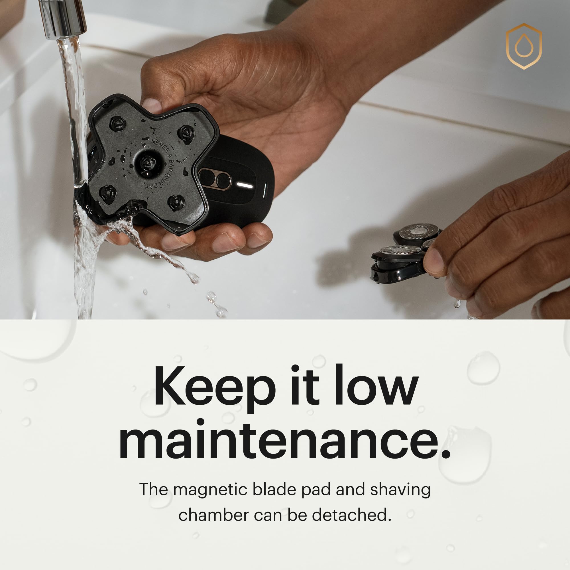 MANSCAPED® The Dome Shaver™ PRO - 5-Blade Rotary Head Shaver for Bald Men | SkinSafe® Technology, FlexAdjust, Waterproof, USB-C & Wireless Charging | Perfect for Travel, Gym & Daily Grooming Routine
