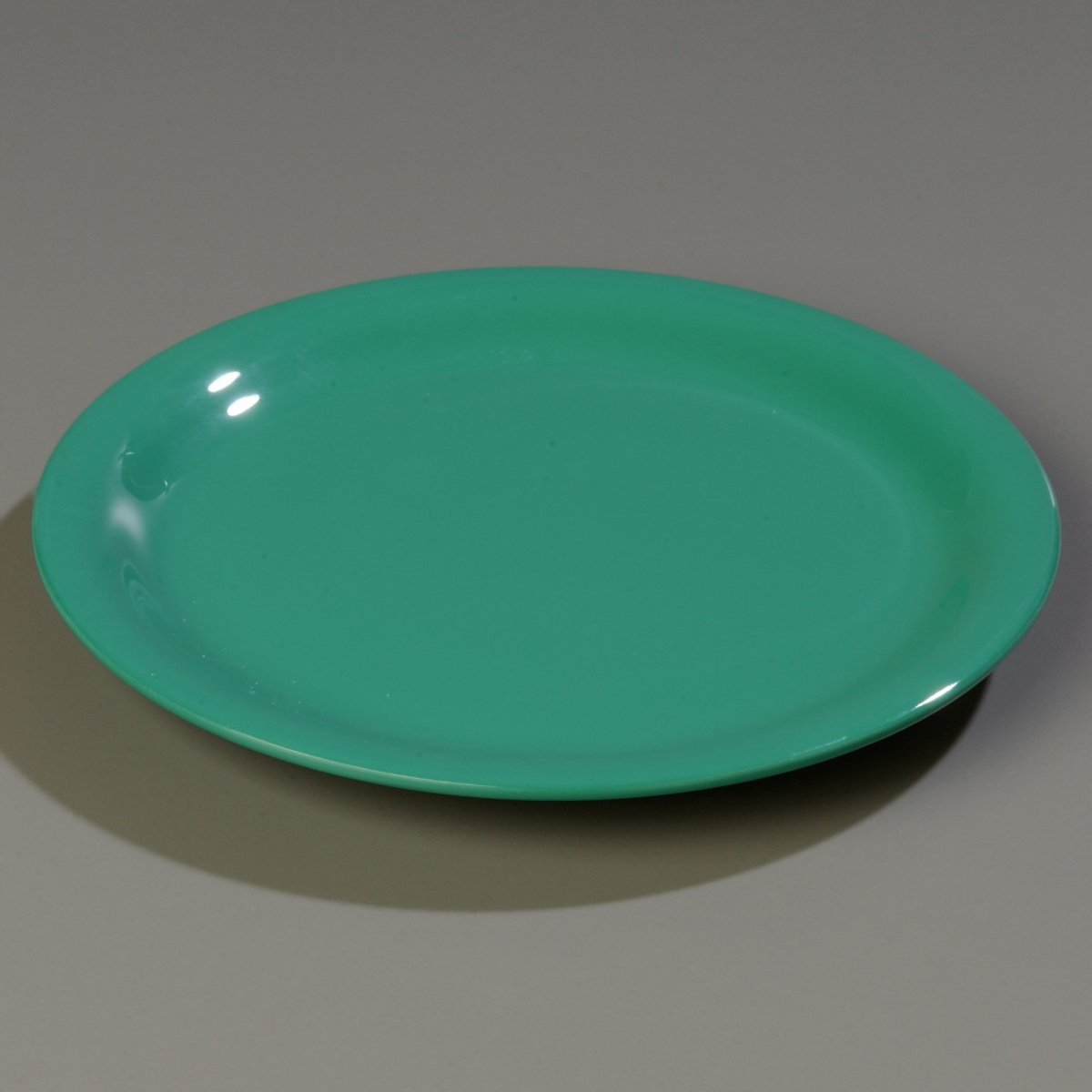CFS 3300809 Sierrus Narrow Rim Melamine Pie Plates, 6.5 Inch, Meadow Green - Pack of 48 Durable Dishwasher Safe Dessert Plates for Parties, Catering & Restaurants