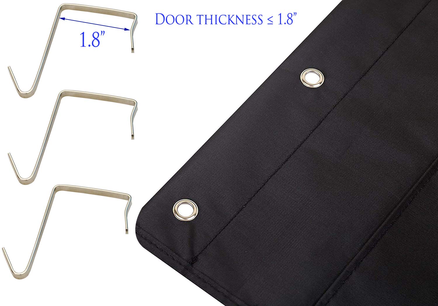 12x12 Hanging Organizer with Deep Pockets - Vinyl Storage for Cardstock, Scrapbook & Craft Paper - Includes 3 Door Hooks - Perfect for Craft Rooms, Offices & Home Organization