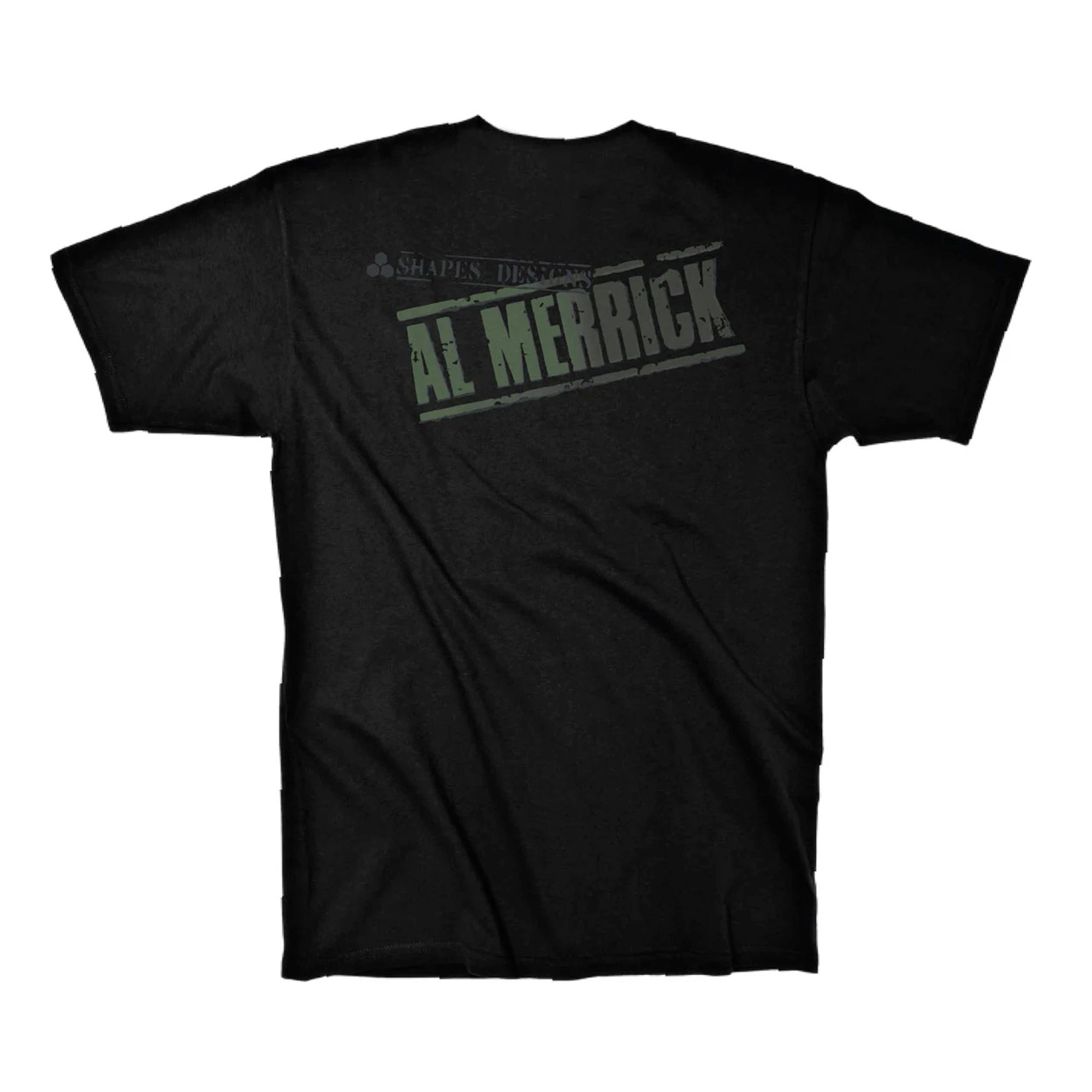 Channel Islands Al Stamp Fade Men's Short Sleeve T-Shirt - Black Cotton Tee for Casual Wear & Street Style