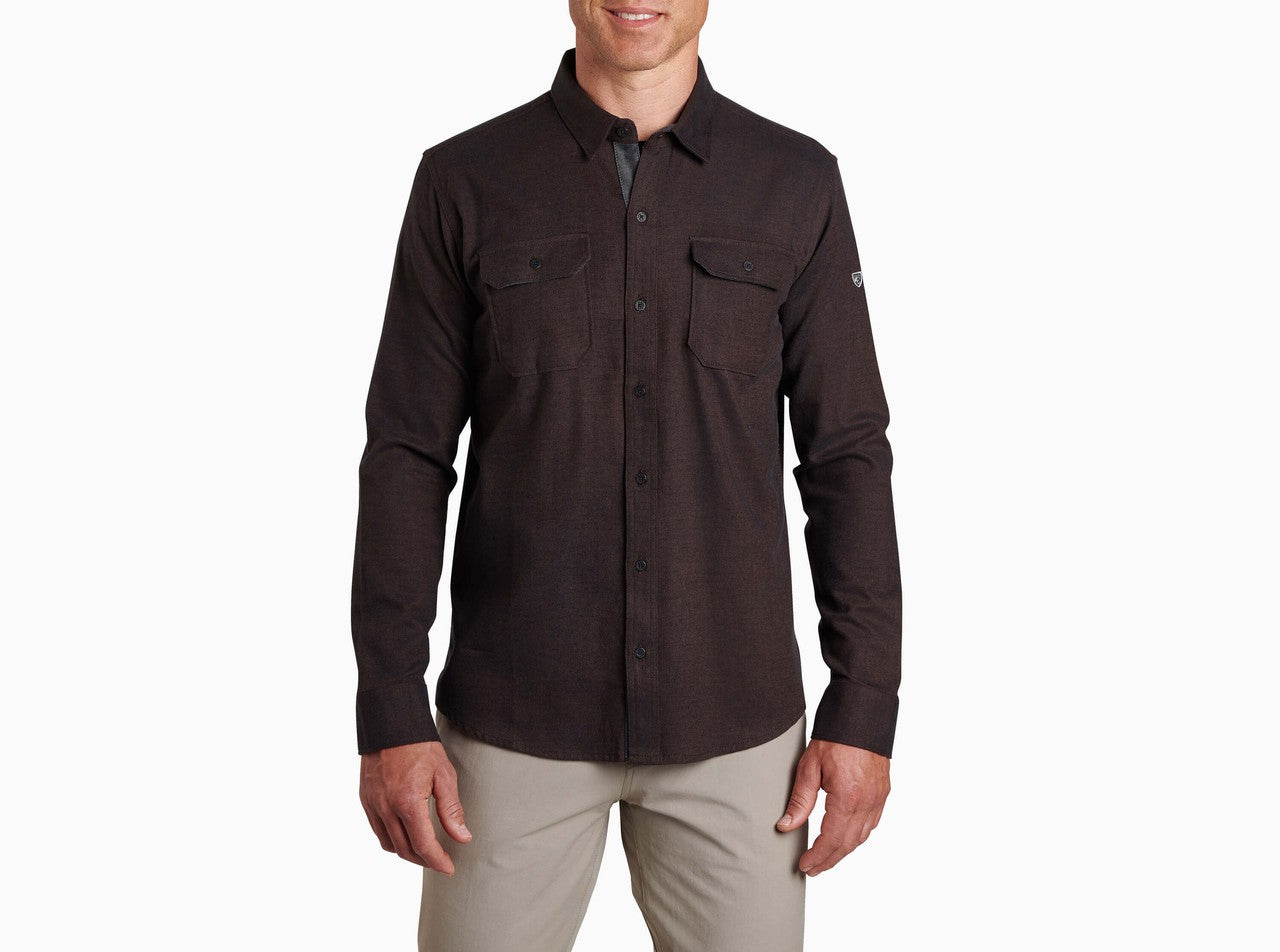 Kuhl Descendr Flannel Long Sleeve Shirt for Men - Soft & Durable Plaid Flannel Shirt for Outdoor Adventures, Hiking, and Casual Wear