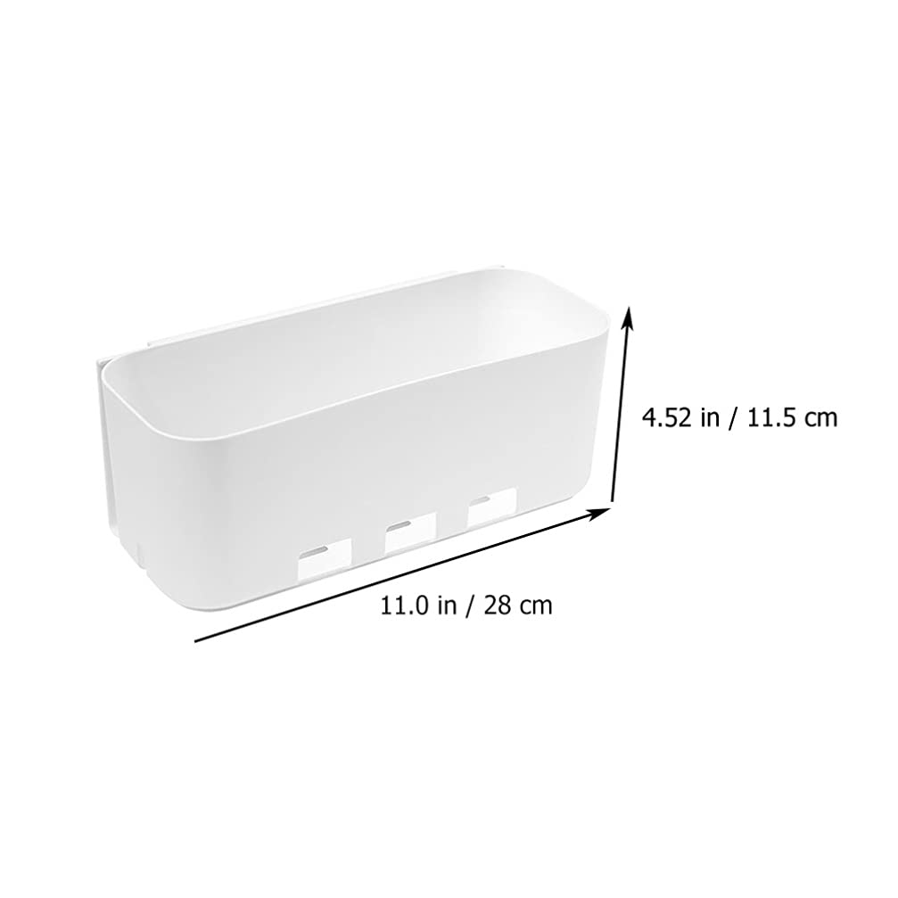 Cabilock 1 Set Rustic White Under Sink Organizer - Sliding Shelf Bathroom Storage Containers, Floating Shelves & Cabinet Corner Drawer for Kitchen, Bathroom Organization (PP Material) - Perfect for Small Space Storage and Home Decor