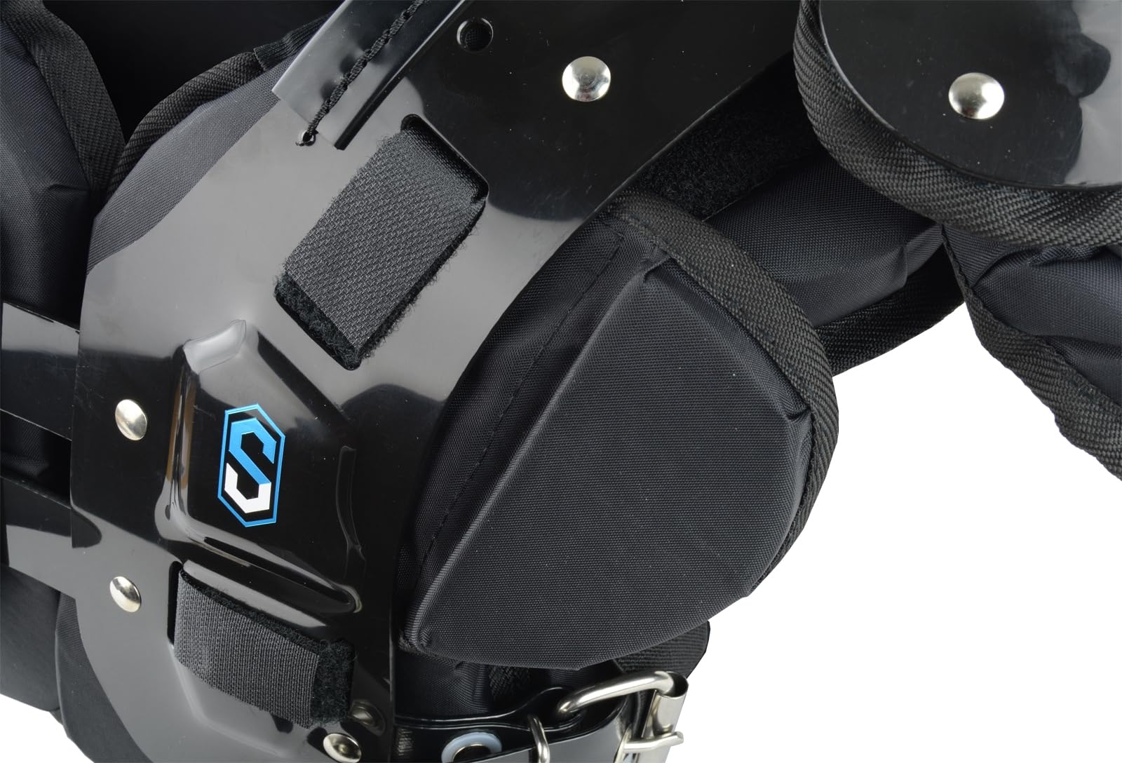 Stealth Adult Football Shoulder Pads - Lightweight Protective Gear for Football Players - Perfect for Training, Games & Tackle Football Practice