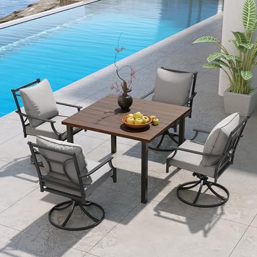 Brown Square Table