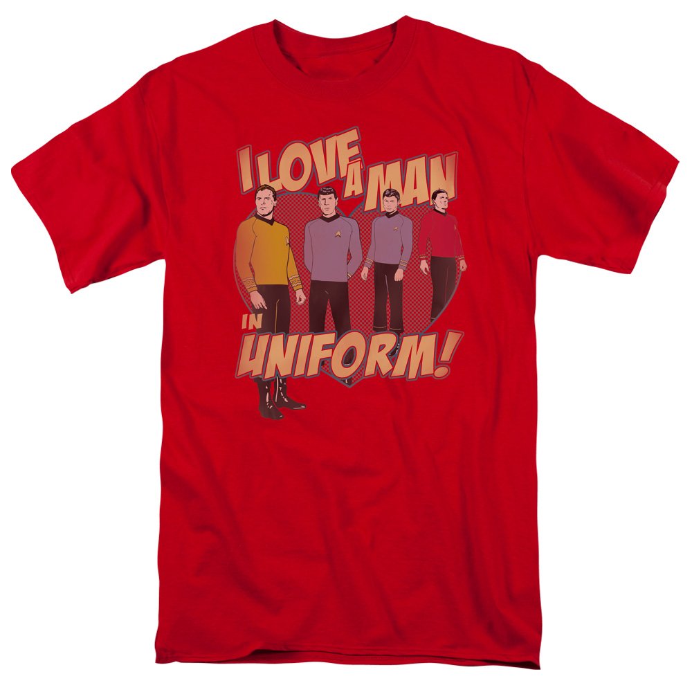 Star Trek Uniform T-Shirt for Men - Size S | Officially Licensed Sci-Fi TV Show Apparel for Cosplay, Gifts & Everyday Wear