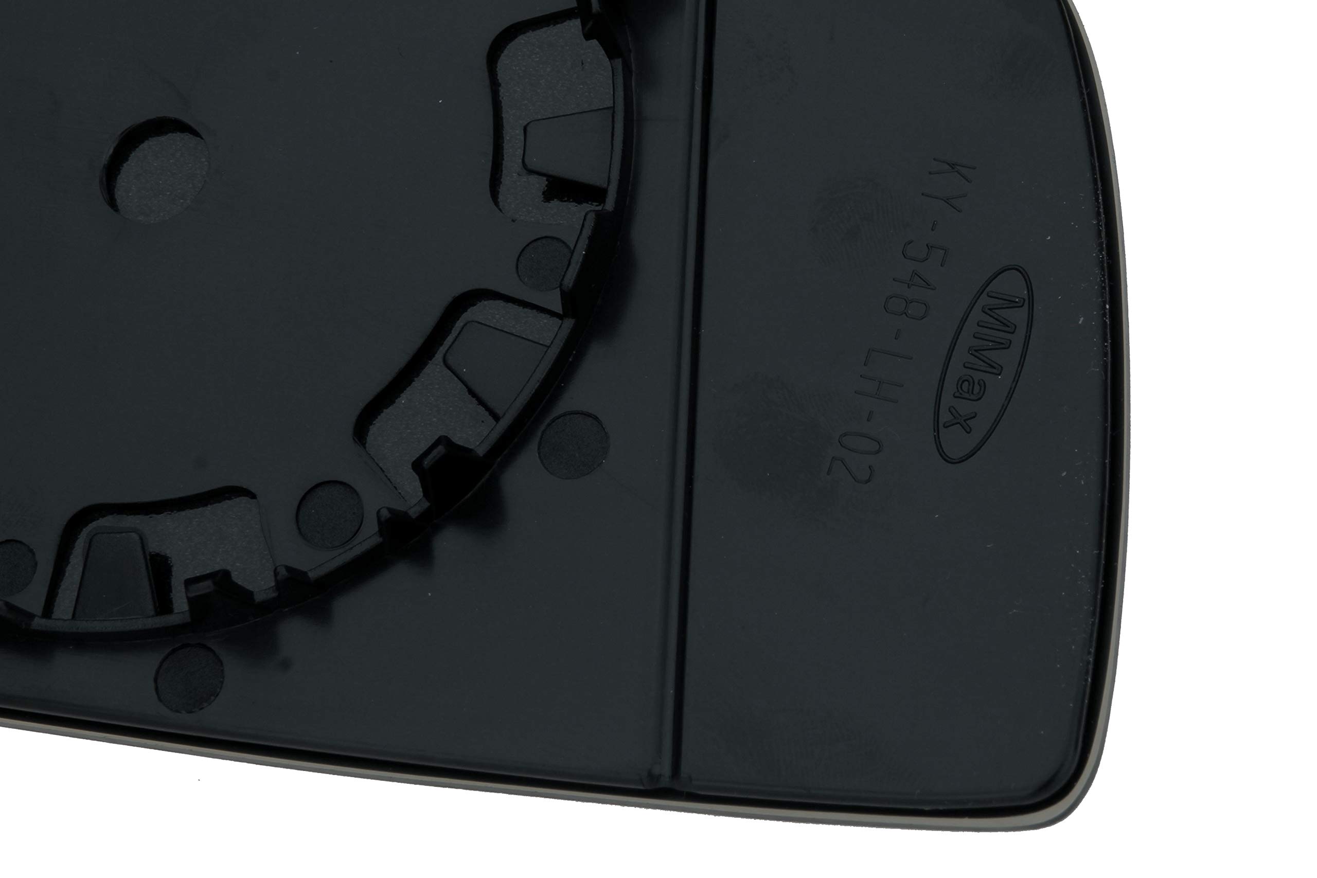 URO Parts 51167065083 Heated Flat Blue Glass Left Side Door Mirror Replacement - Perfect for Winter Driving & Enhanced Visibility