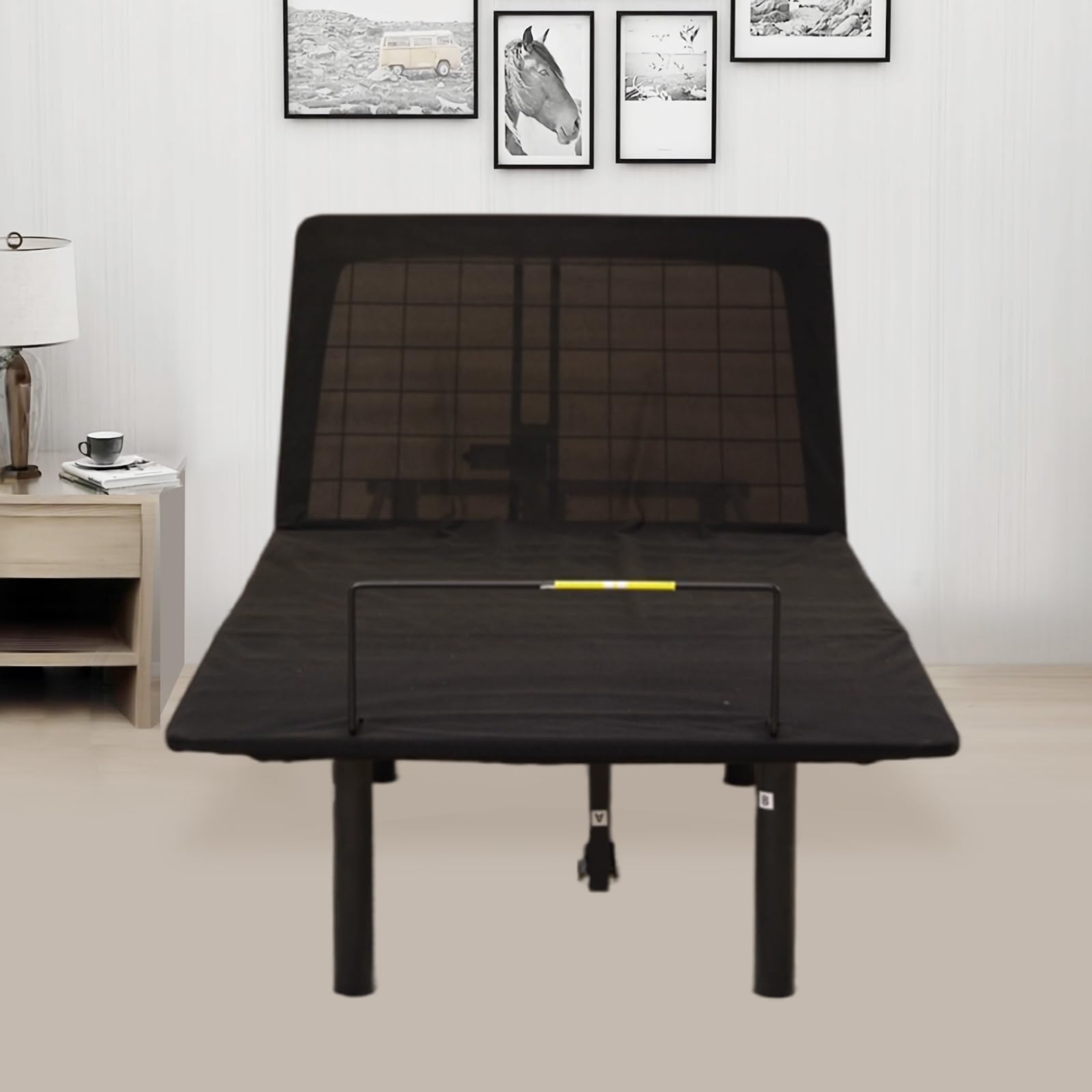 Twin XL Adjustable Bed Frame with Remote Control - Electric Zero Gravity Bed with Head & Foot Incline, Ultra Quiet Motor, Anti-Snore Feature, 3-Minute Easy Assembly - Perfect for Home, Office, and Guest Room Comfort