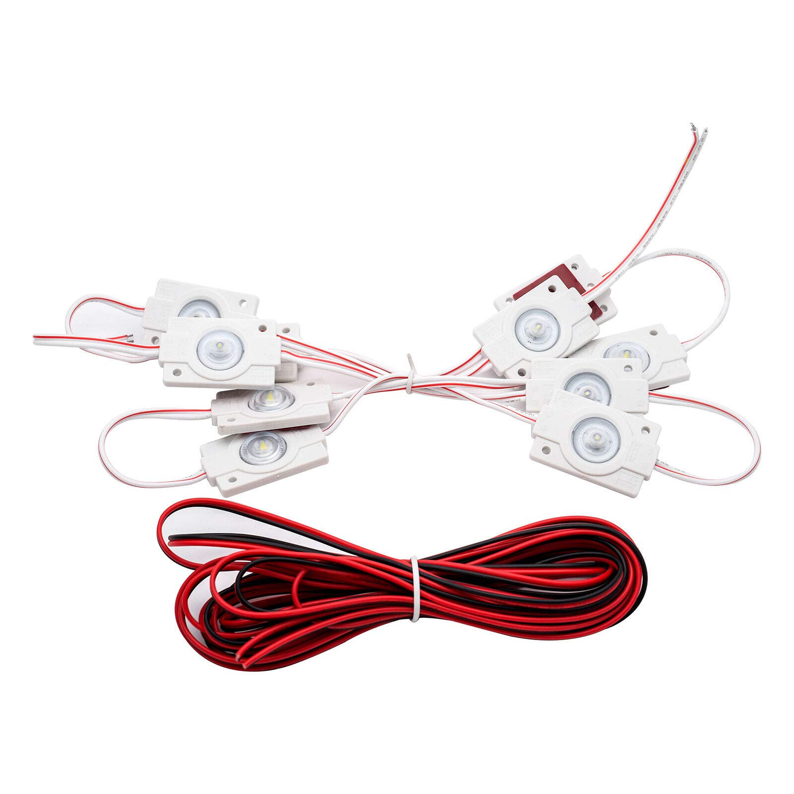 TOTMOX 12V LED Strip Lights for Car Interior, Super Bright 10-LED Reading Lamp for Van, Boat, RV, Caravan - 164cm Length - Perfect for Night Driving, Camping & Interior Lighting
