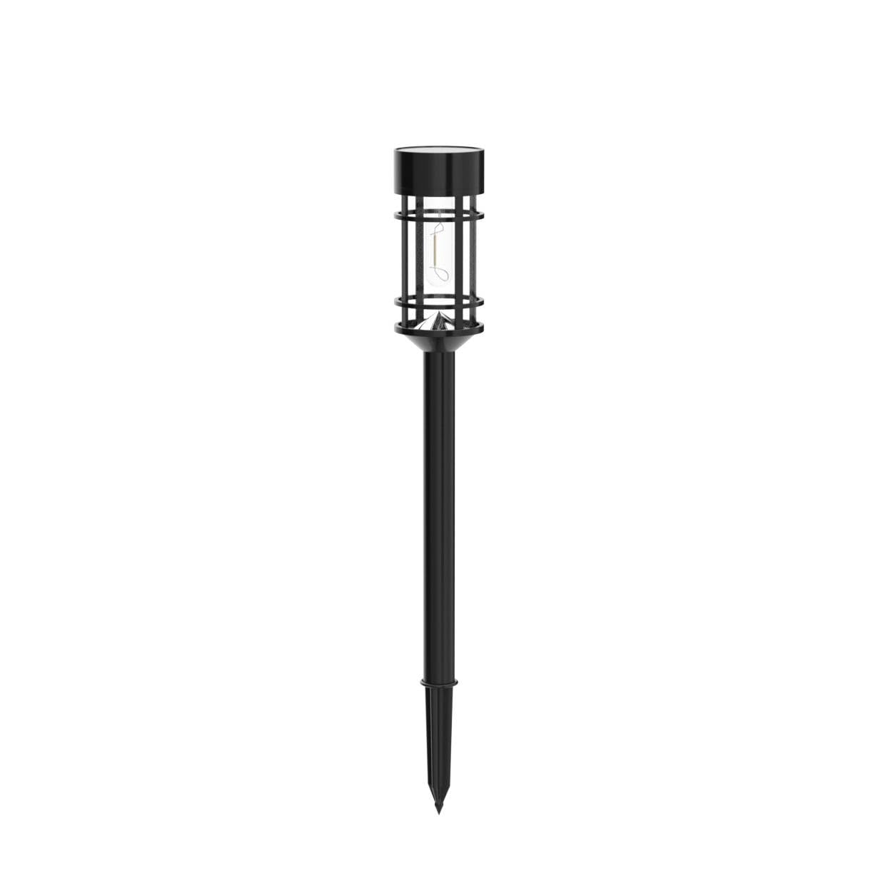 8 Pack Solar Pathway Lights Outdoor, Waterproof Solar Garden Lights with Metal & Glass Design - Auto On/Off, Long-Lasting LED Landscape Lighting for Yard, Lawn, Driveway, Walkway | Perfect for Patio, Backyard & Garden Decor