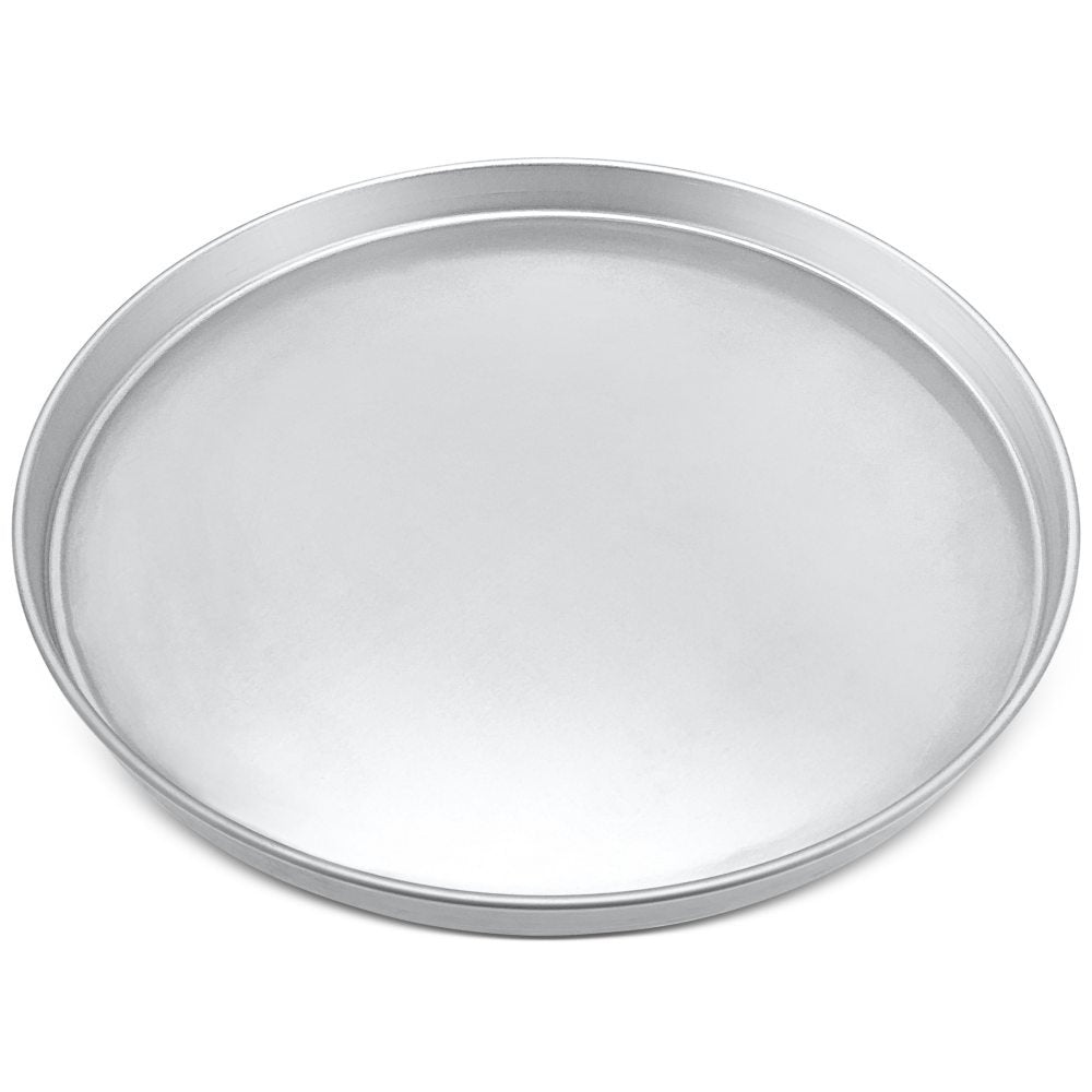 Premium 16 Gauge Deep Dish Pizza Pan by Crown Cookware - 16 x 1 Inch Commercial Grade Baking Sheet for Perfect Homemade Pizzas, Restaurant Style Cooking & Family Gatherings