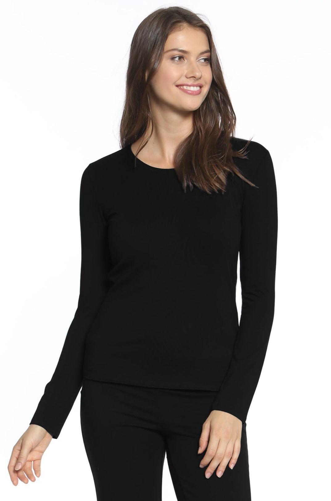 Premium Long Sleeve Crew Neck T-Shirt for Men & Women | Soft Cotton Comfort Fit Basic Tee | Casual Wear, Layering & Everyday Outfits