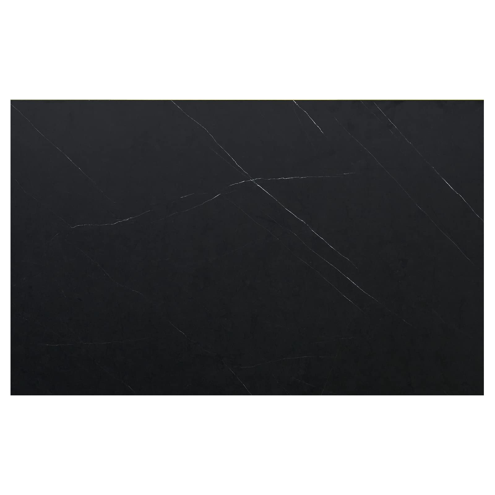 36x24 Inches Solid Wood Tabletop - 1 Inch Thick Kaboon Desktop for Sit Stand Desk, L-Shaped Workstation & Home Office - Durable Countertop for Commercial Use (Cloud Atlas/Black Marble) - Perfect for Home Offices, Gaming Setups & Workspace Solutions