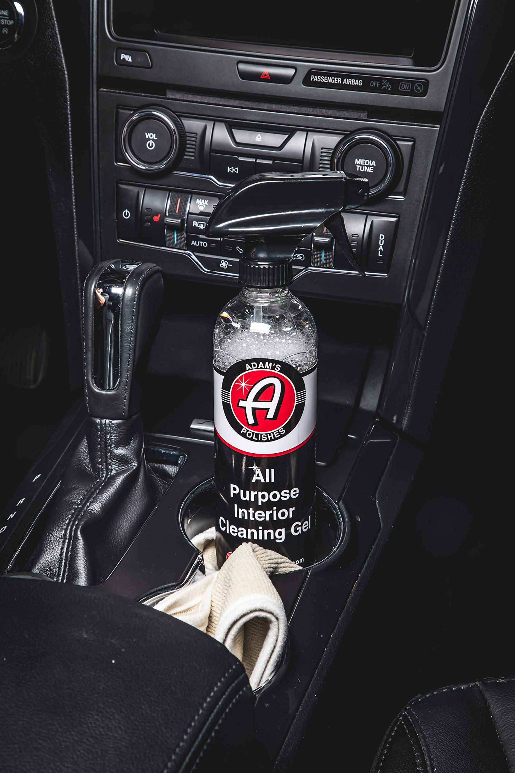 Adam's Polishes All Purpose Interior Cleaning Gel - Safe for Leather, Vinyl, Carpet, Plastic & Rubber | Car, Boat, RV & Motorcycle Detailing | Removes Dirt & Stains from Seats, Upholstery & Floor Mats