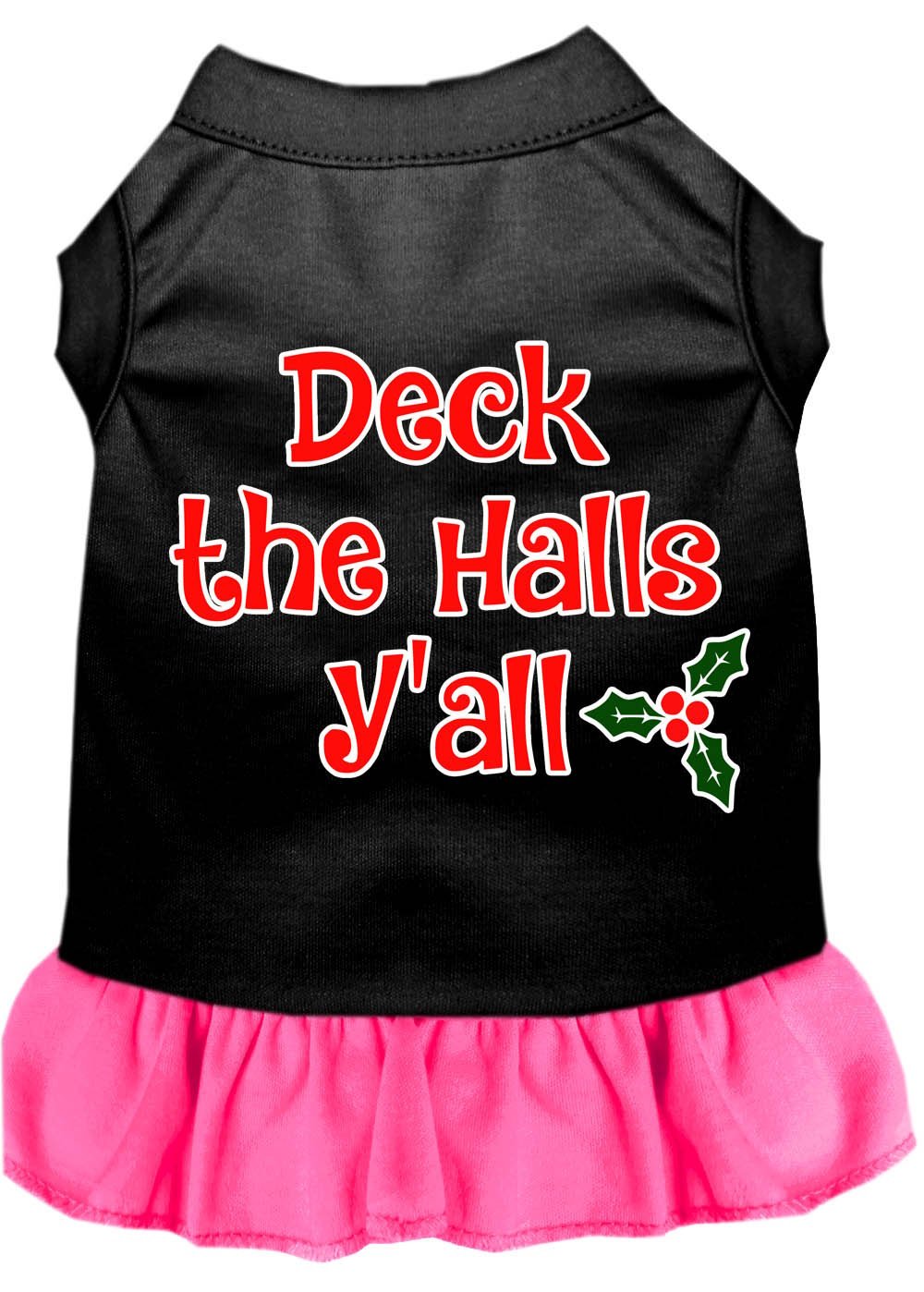 Deck the Halls Y'all Dress in Many Colors - Stylish & Vibrant Holiday Outfit for Christmas Parties & Festive Gatherings