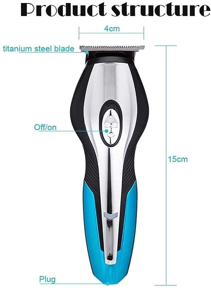 Professional Hair Clippers for Men - USB Rechargeable 6-in-1 Electric Hair Trimmer & Beard Shaver Kit - Barber Grooming Set with Adjustable Blades - Perfect for Home Haircuts, Beard Trimming & Professional Salon Use