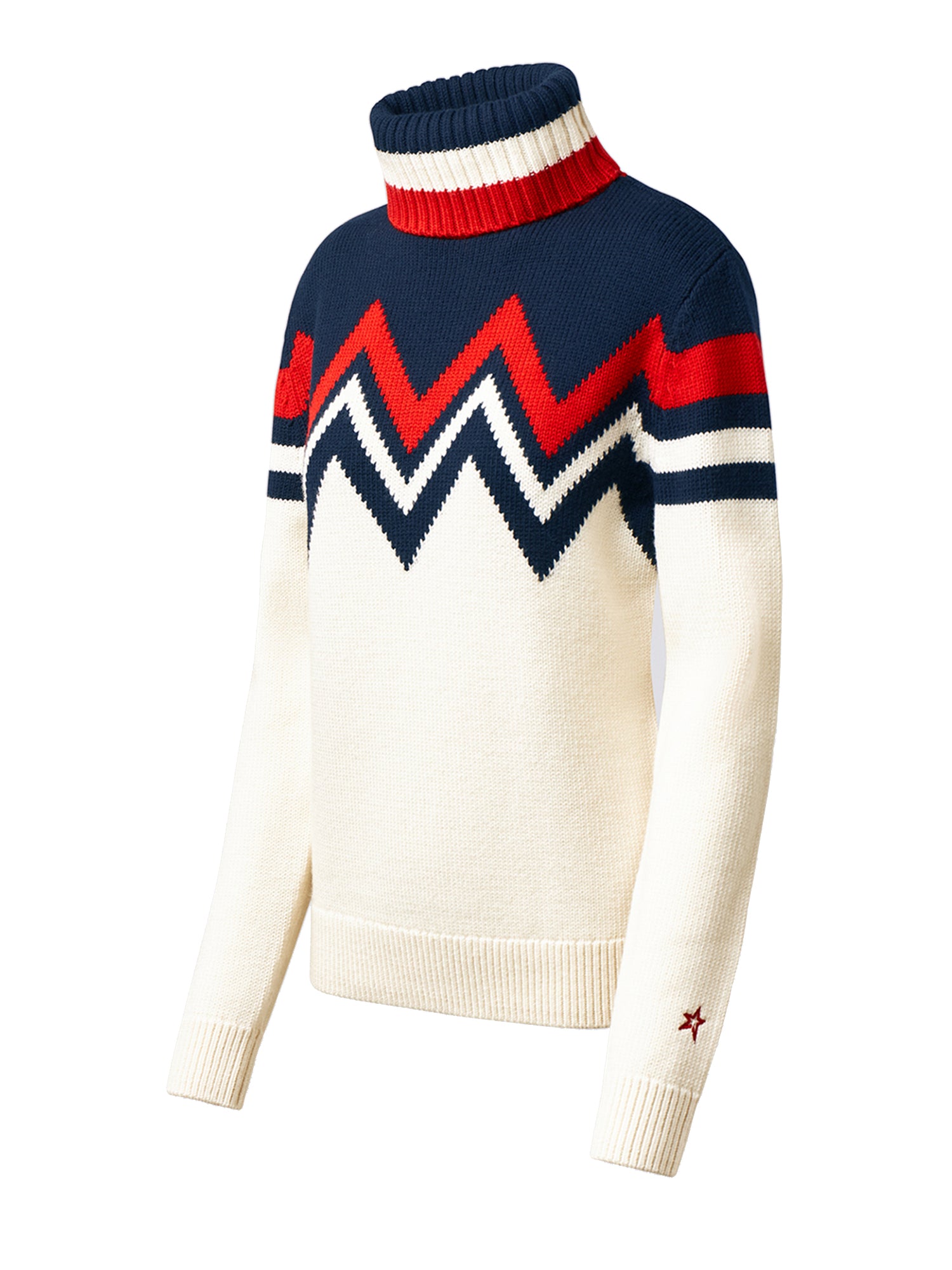 Alpine Turtleneck Ski Sweater for Women & Men - Warm Wool Blend Winter Pullover for Skiing, Snowboarding & Outdoor Activities