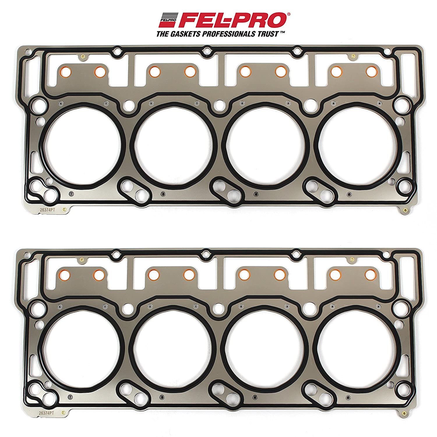 Ford 6.0L Powerstroke Diesel Turbo Engine Cylinder Head Gasket Set (2003-2011 Models) - 20mm Head Dowels Included - Perfect for Engine Rebuilds & Performance Upgrades