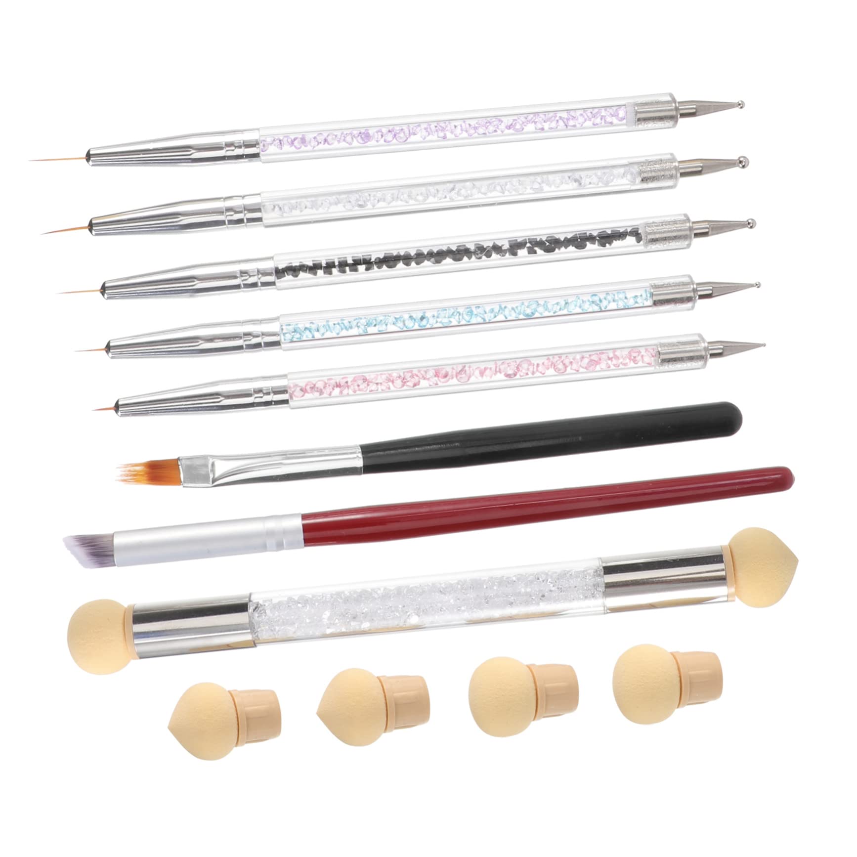 FOMIYES Acrylic Nail Pen Kit - Nail Brush & Drill Set for Salon & Home Manicure