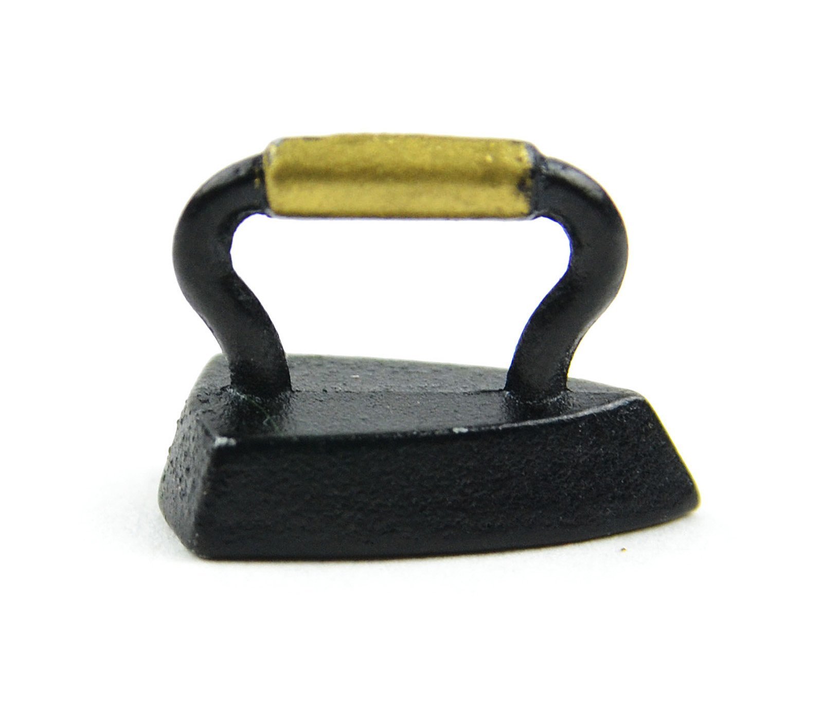 Wee Creations Miniature Black Iron Figurine - 0.75 Inch Collectible Statue for Home Decor, Tabletop Display & DIY Crafts