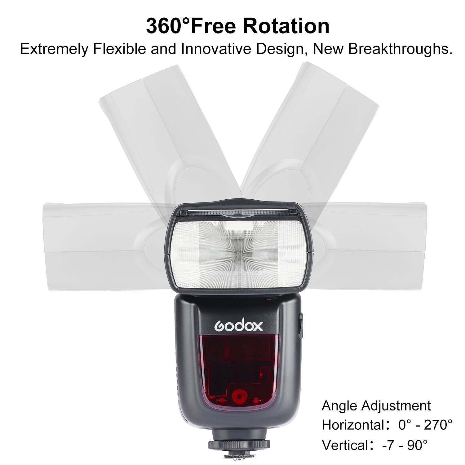 Godox V860II-S TTL Camera Flash Speedlite with HSS 1/8000s, GN60, 2.4G Wireless, Li-ion Battery - Includes ML-CS1625 Flash Diffuser - Compatible with Sony Cameras & Accessories - Perfect for Portrait, Wedding, and Studio Photography