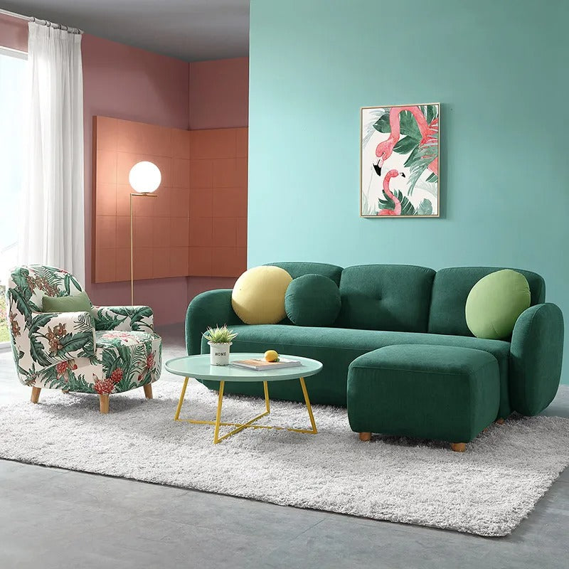 Luxury Macarons Designer Sofa Set - Modern Elegant Living Room Furniture for Home Decor & Comfortable Seating