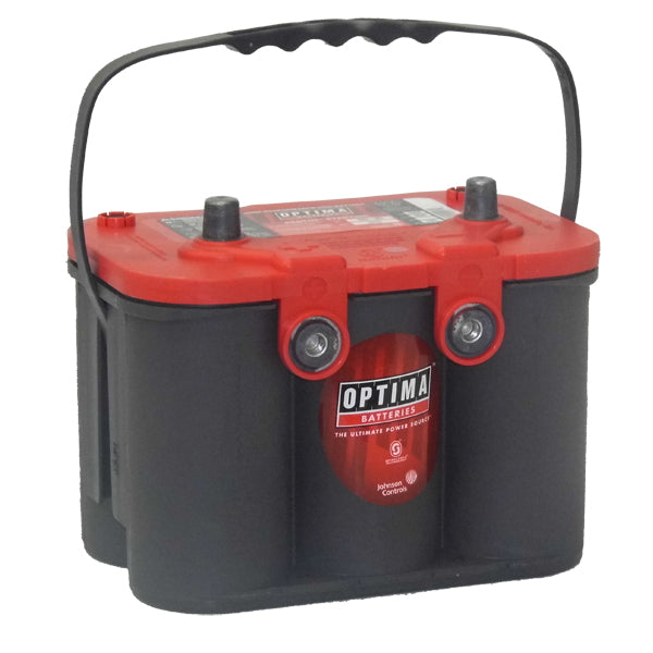 Optima 34/78 RedTop Starting Battery - High-Performance AGM Car Battery for Trucks, SUVs & Vehicles - Ideal for Off-Roading, Cold Weather & Heavy-Duty Use