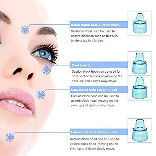 Growskv Blackhead Remover Vacuum - Electric Pore Cleanser for Acne & Pimple Extraction - Skin Care & Beauty Tool for Deep Cleansing at Home