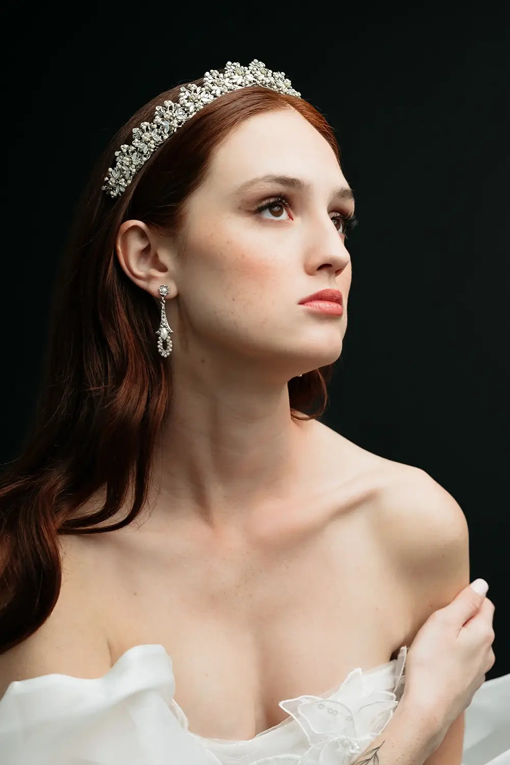 Enchanted Crown - Elegant Princess Tiara for Parties, Weddings & Cosplay | Sparkling Rhinestone Headpiece for Women & Girls