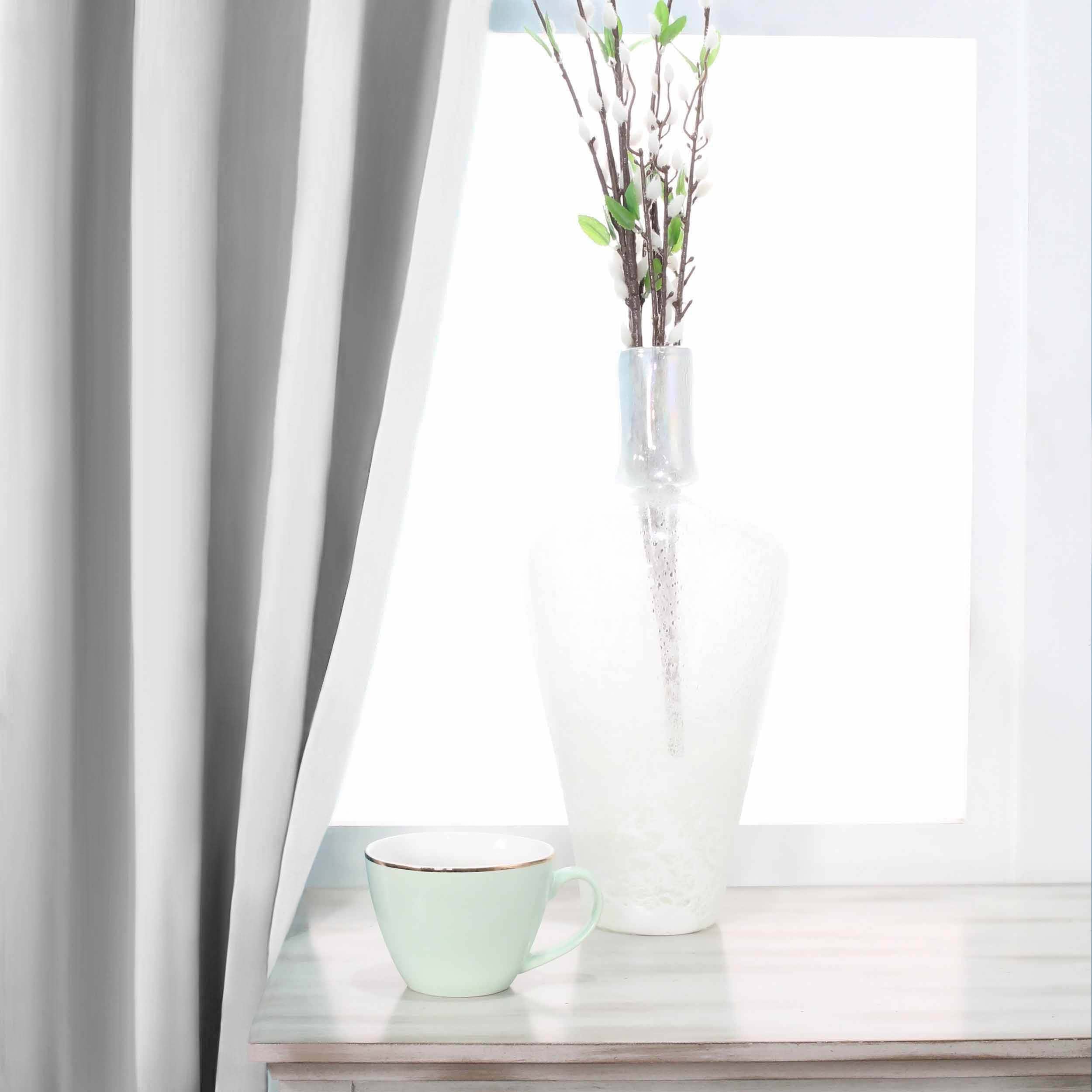 Blackout Curtains with Grommet Top - Solid Classic Modern Window Treatment for Bedroom & Living Room - Noise Reducing & Light Blocking for Better Sleep