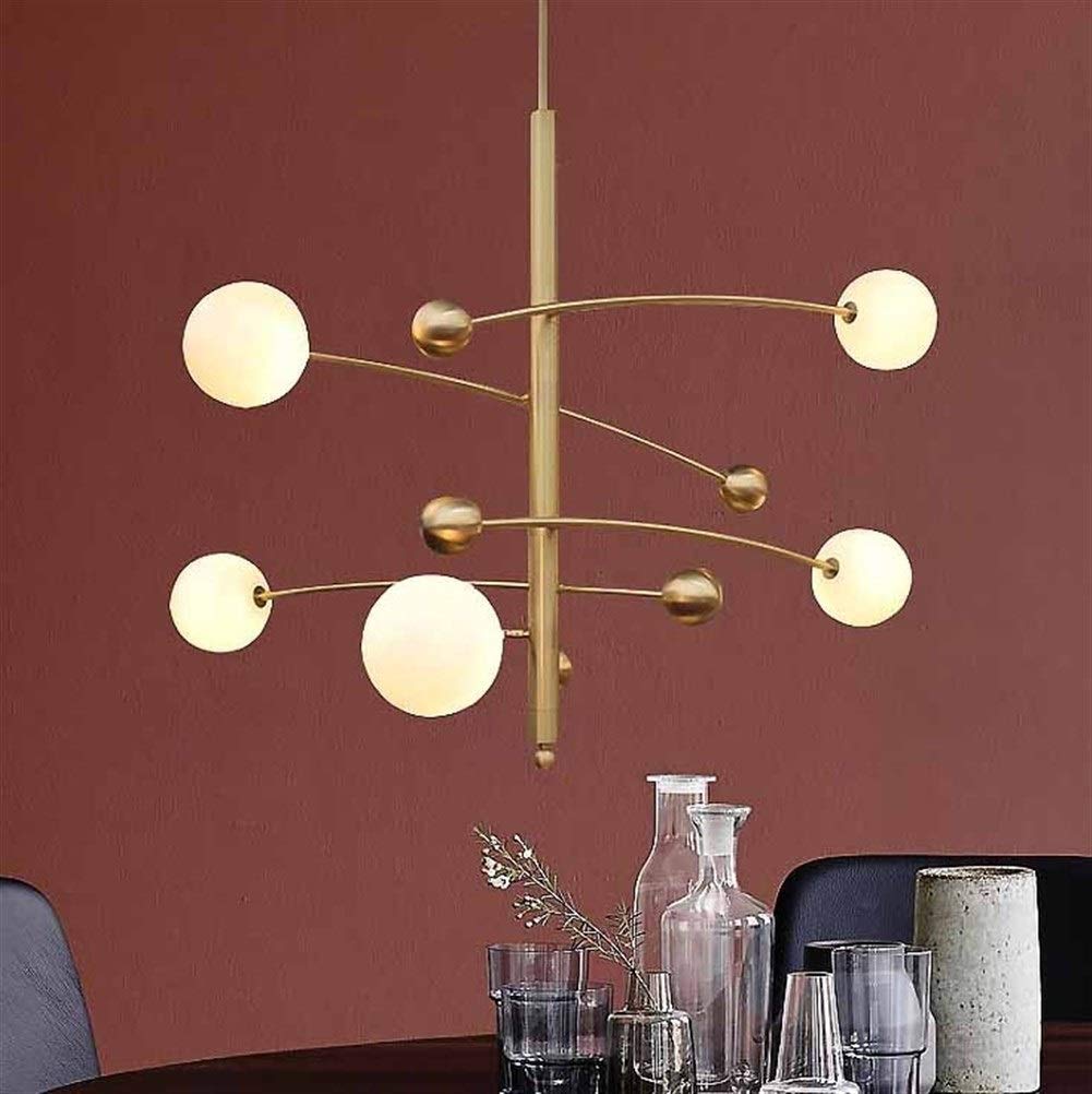 5-Light Modern Minimalist Chandelier - Luxury Fashion Magic Bean Design for Bedroom, Living Room & Restaurant Lighting - Elegant Ceiling Fixture for Home & Commercial Decor