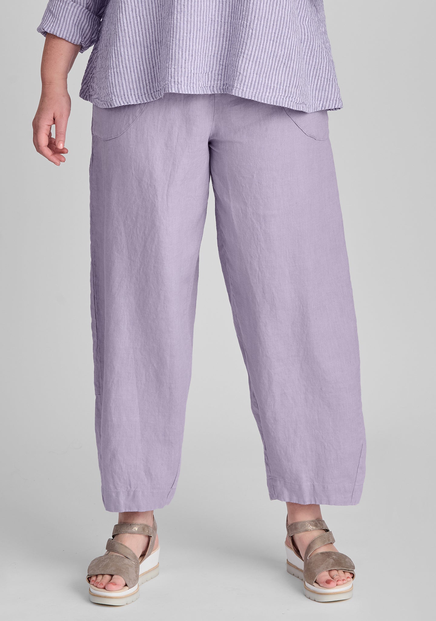 Seamly Linen Pants for Women - Breathable Comfortable Summer Wide Leg Trousers - Perfect for Beach, Vacation & Casual Wear