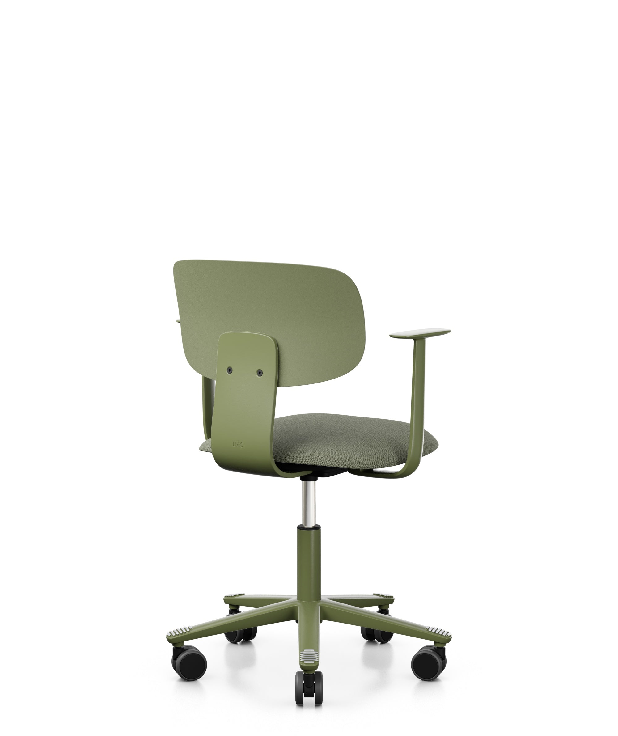 HÅG Tion 2140 Ergonomic Office Chair with Adjustable Armrests - Grey Moss Fabric - Perfect for Home Office, Gaming & Workspace Comfort