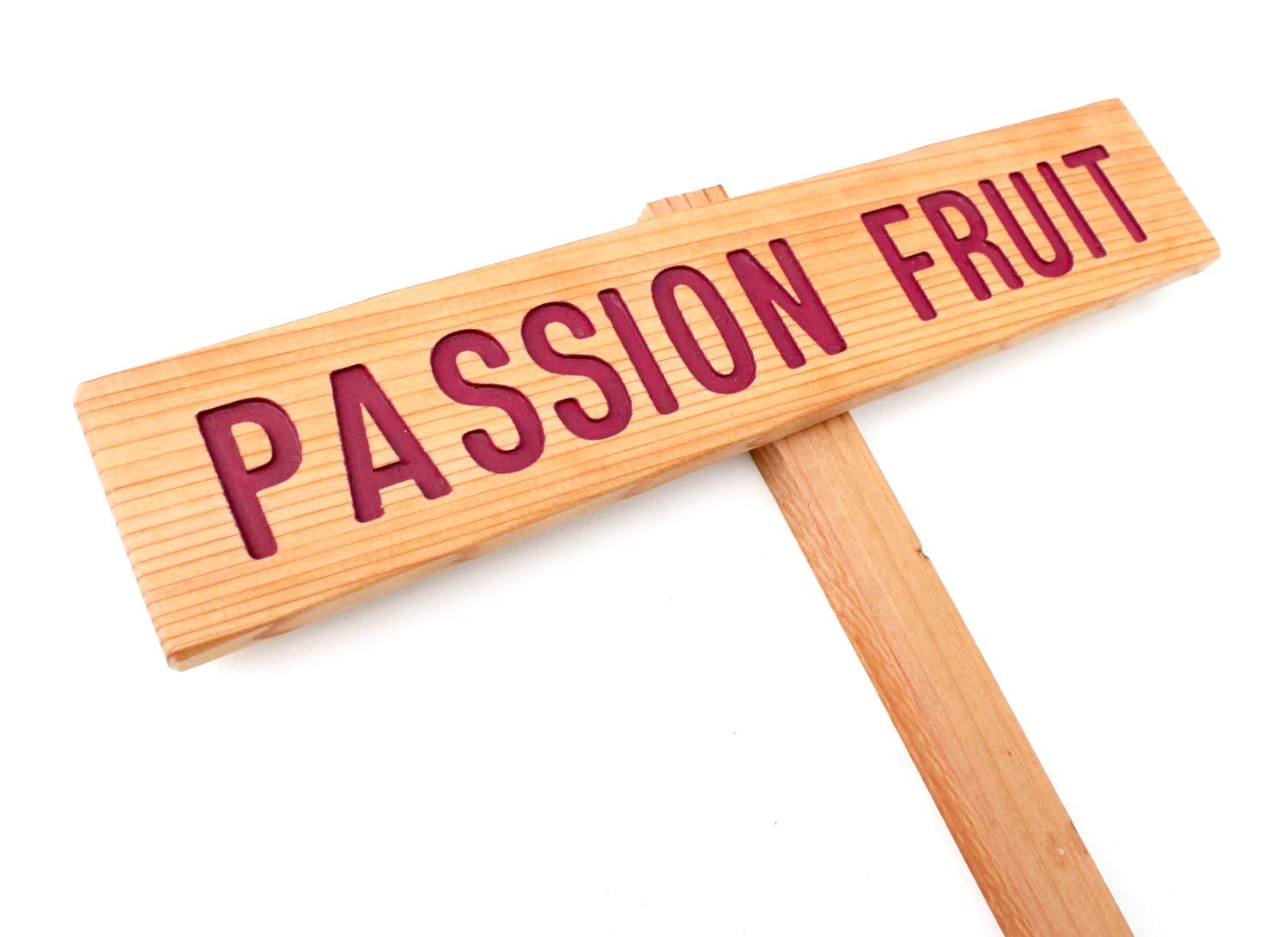 Passion Fruit Sign - Durable Outdoor Marker & Garden Art - Perfect for Yard Decor, Fruit Garden Signage - Great Gardener Gift & Perennial Plant Sign - Ideal for Patios, Farms & Backyard Landscaping