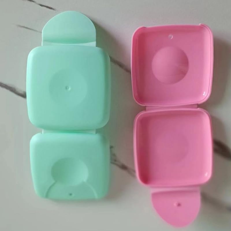 Organic Cotton Tampon Storage Box with Lock - Leakproof & Portable Period Organizer for Travel, Gym, Office & Home - Discreet Feminine Hygiene Case for Pads & Tampons