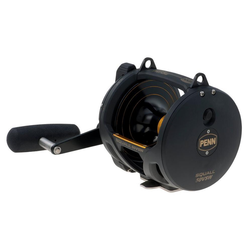 Penn Squall 2 Speed Lever Drag Fishing Reel - Saltwater & Freshwater Fishing Gear for Offshore & Inshore Anglers