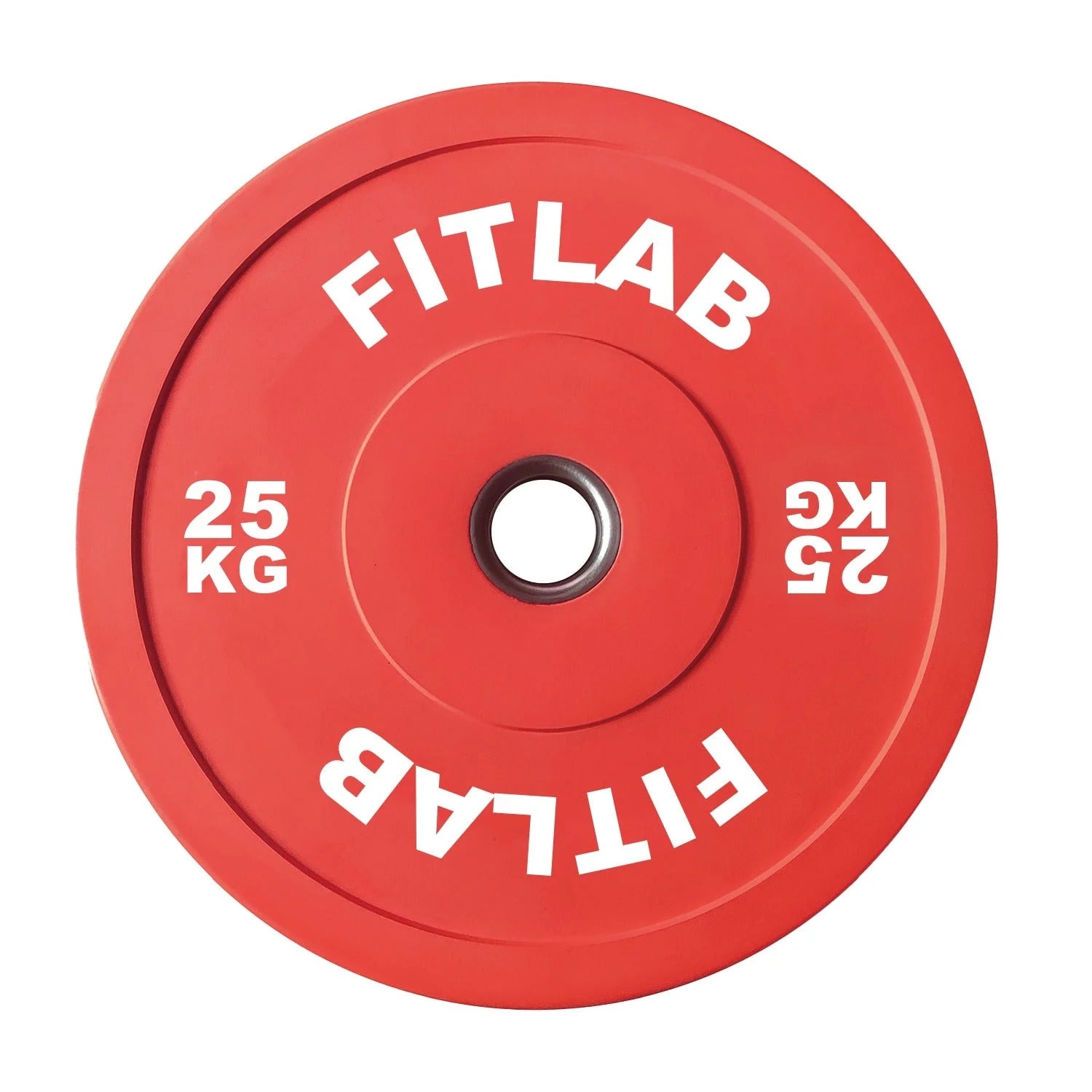 FITLAB Premium Colored Bumper Plates - Olympic Weightlifting Plates for CrossFit, Home Gym & Strength Training - Durable Rubber Plates for Drop Protection & Noise Reduction