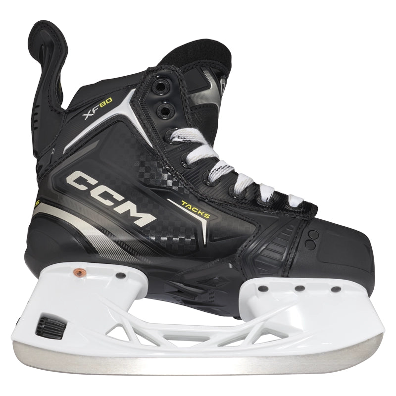 CCM Tacks XF80 Junior Ice Hockey Skates - Lightweight & Durable for Youth Hockey Players - Perfect for Games, Practice & Training on Ice
