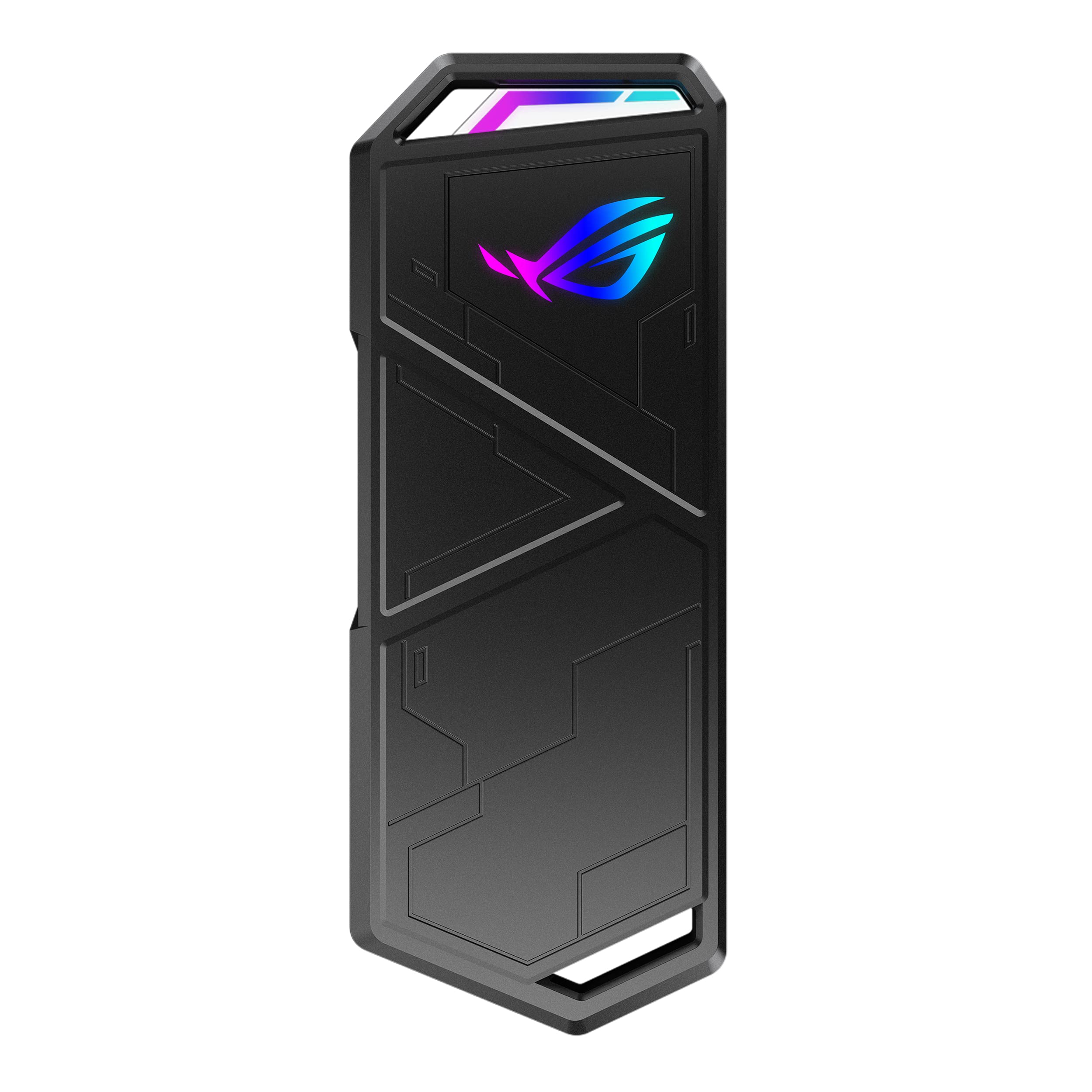 ROG Strix Arion S500 500GB Portable SSD - USB-C 3.2 Gen 2 External Solid State Drive with NVMe, 1050MB/s Read Speed, 256-bit AES Encryption, Aura Sync RGB Lighting | Perfect for Gaming, Video Editing & Data Backup