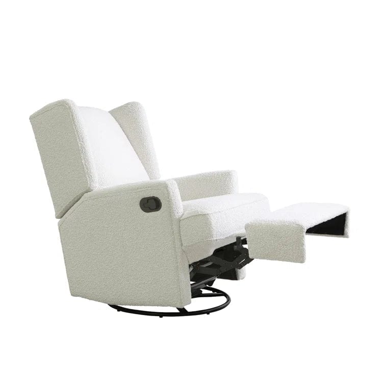 Hemingway Swivel Recliner Chair - Second Story Home Comfortable Leather Reclining Chair with 360° Rotation - Perfect for Living Room, Home Theater & Office Relaxation