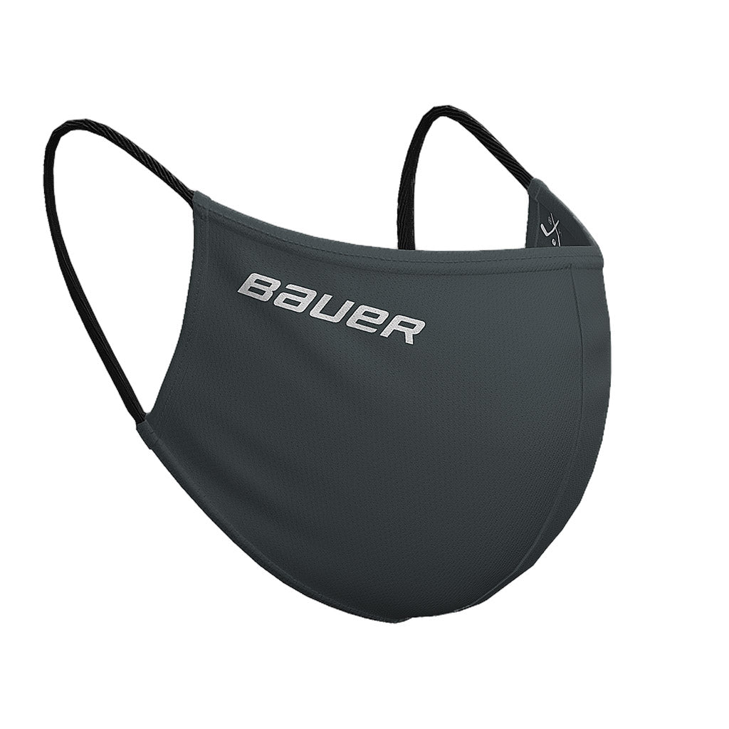 Bauer Reversible Fabric Face Mask - Breathable, Washable & Adjustable for Men & Women - Perfect for Running, Gym, Travel & Daily Protection