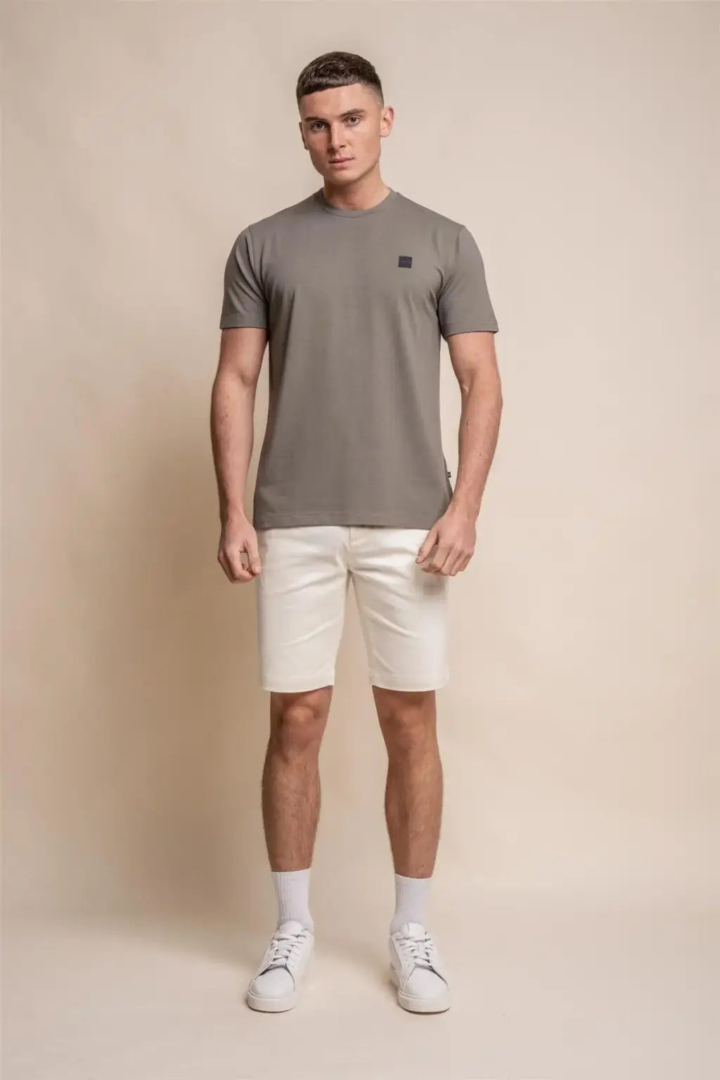 Cavani Men's Sage Bogart T-Shirt - Comfortable Cotton Casual Tee for Everyday Wear | Perfect for Streetwear, Gym & Lounge